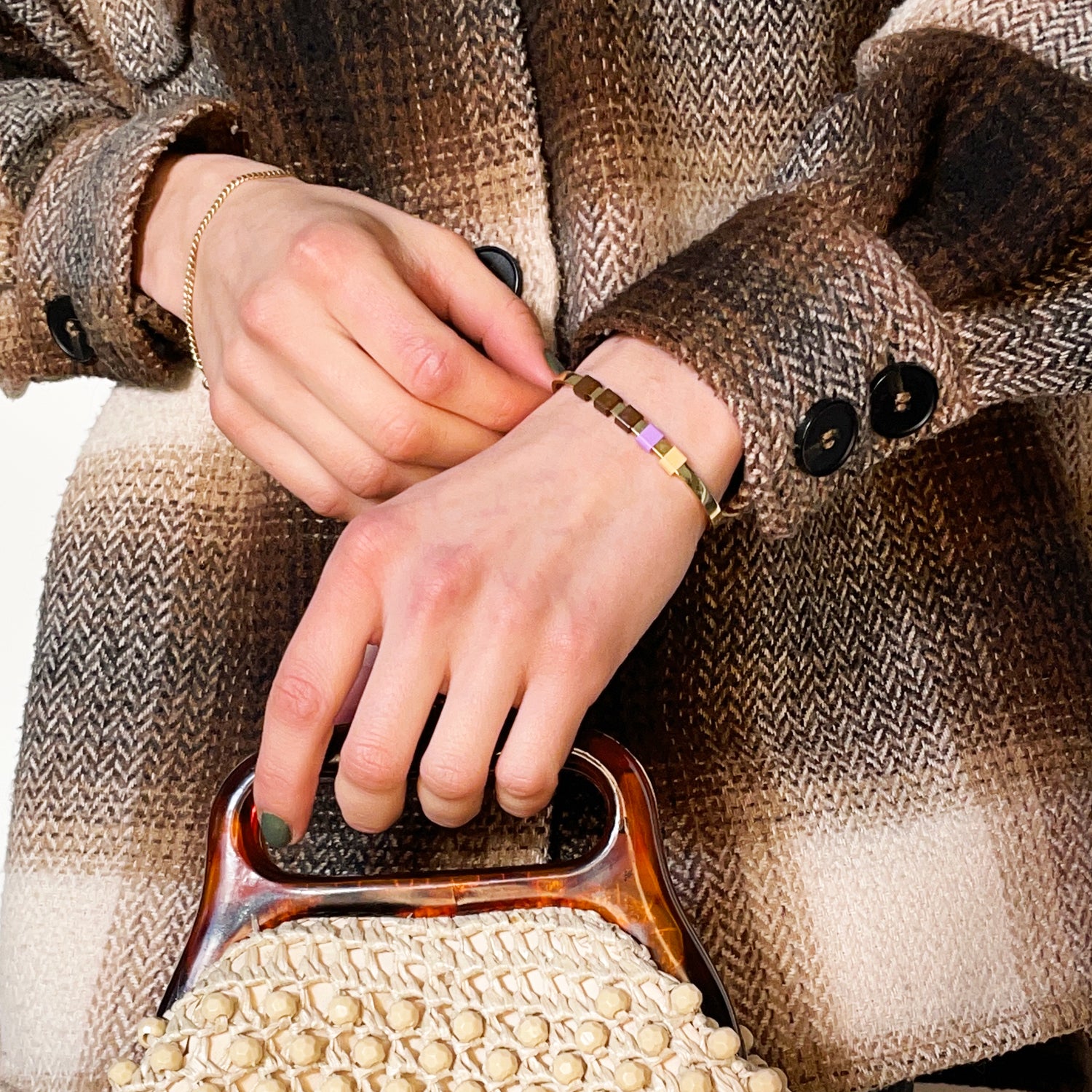 BAEKKE Brass Bracelet - CHOCOLATE DREAM