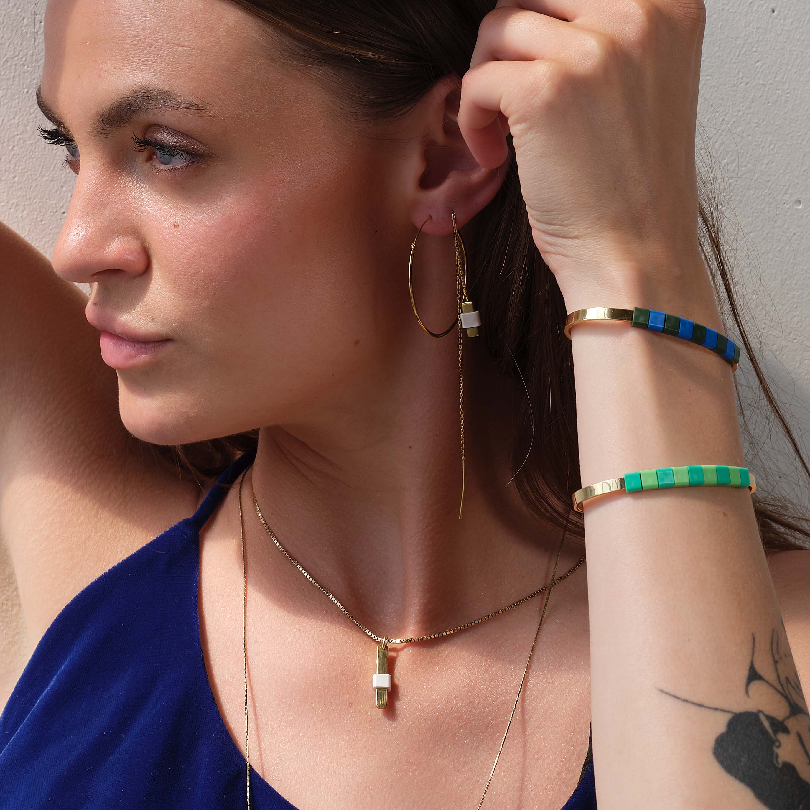 BAEKKE Brass Bracelet - DARK FOREST