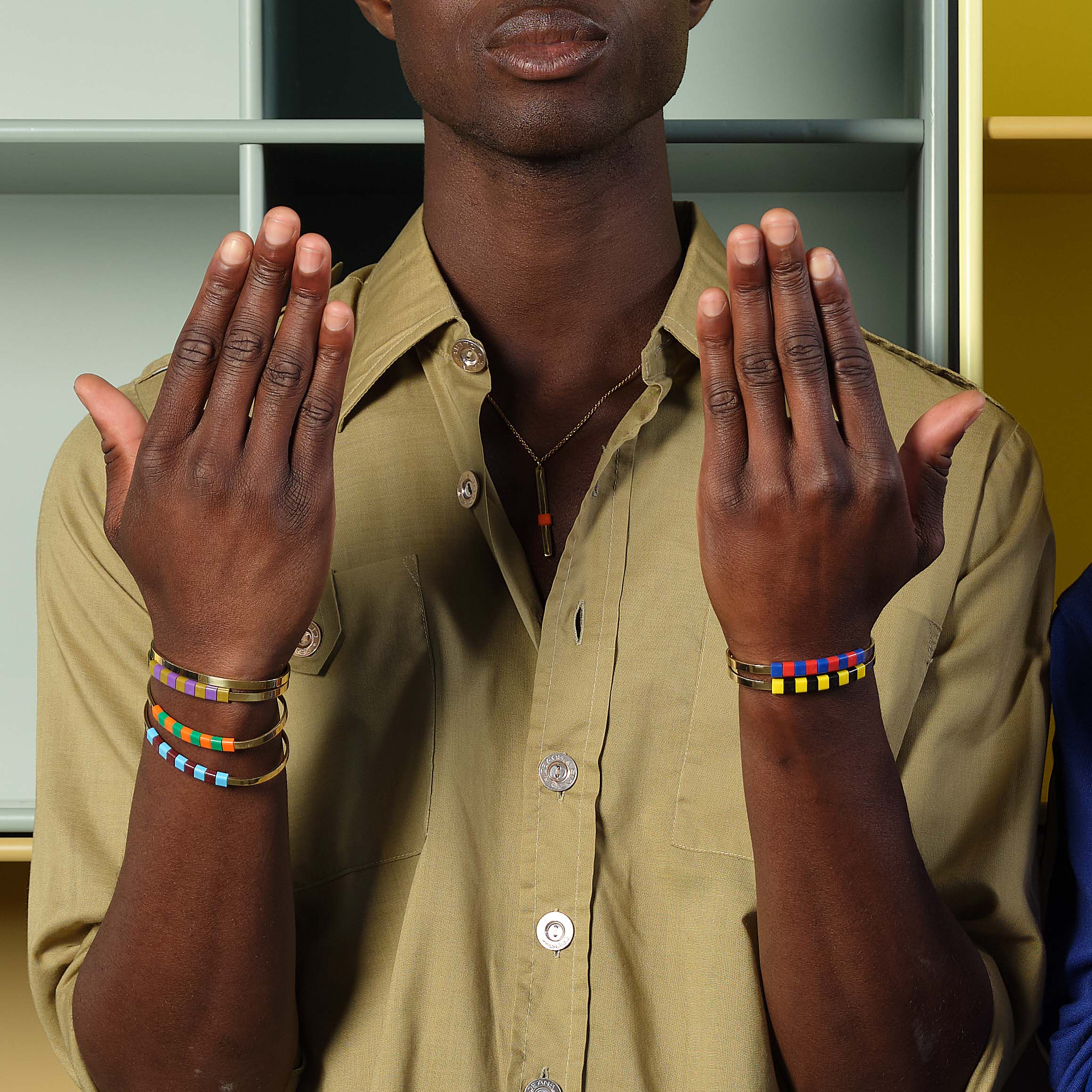 BAEKKE Brass Bracelet - EGGPLANT