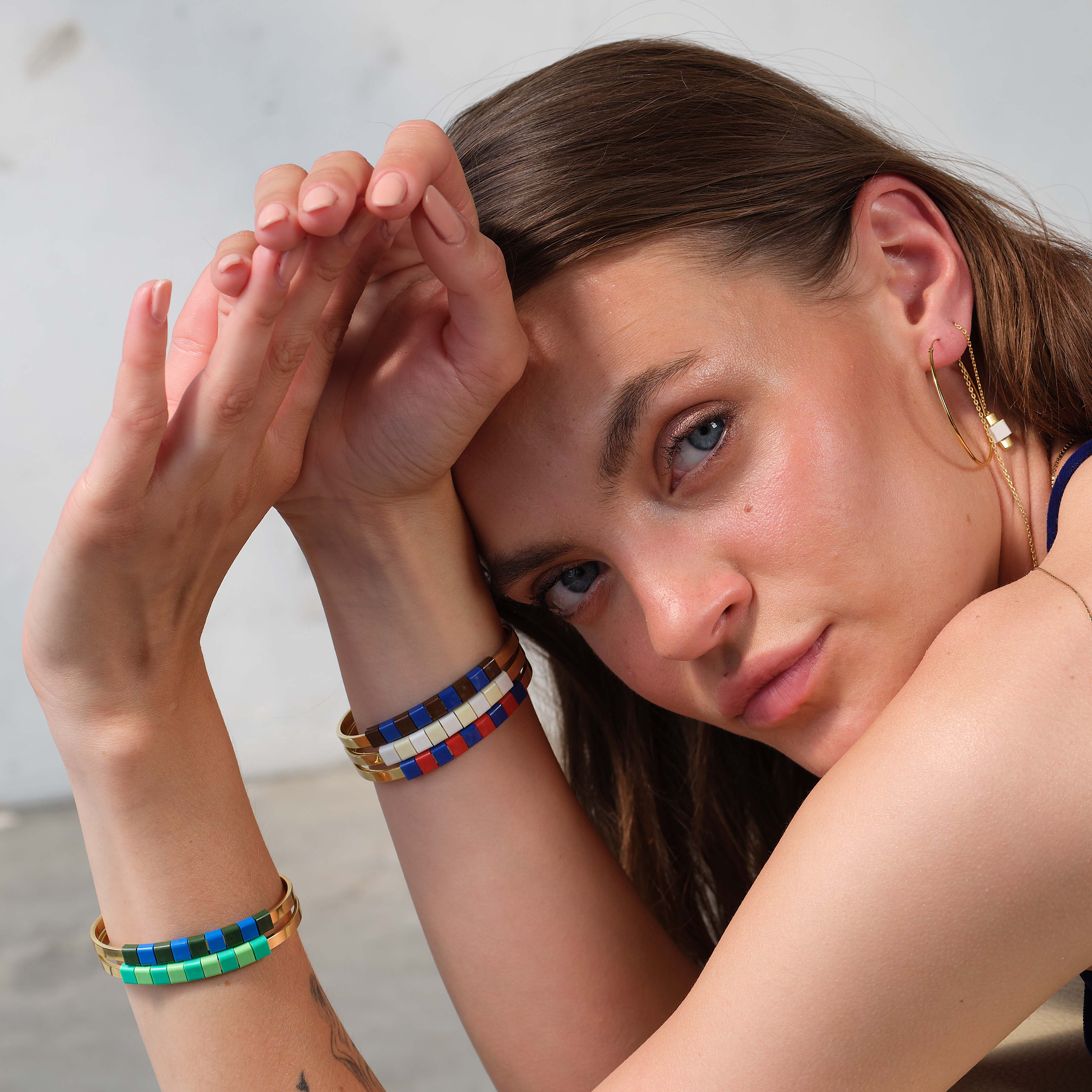 BAEKKE Brass Bracelet - DARK NIGHT