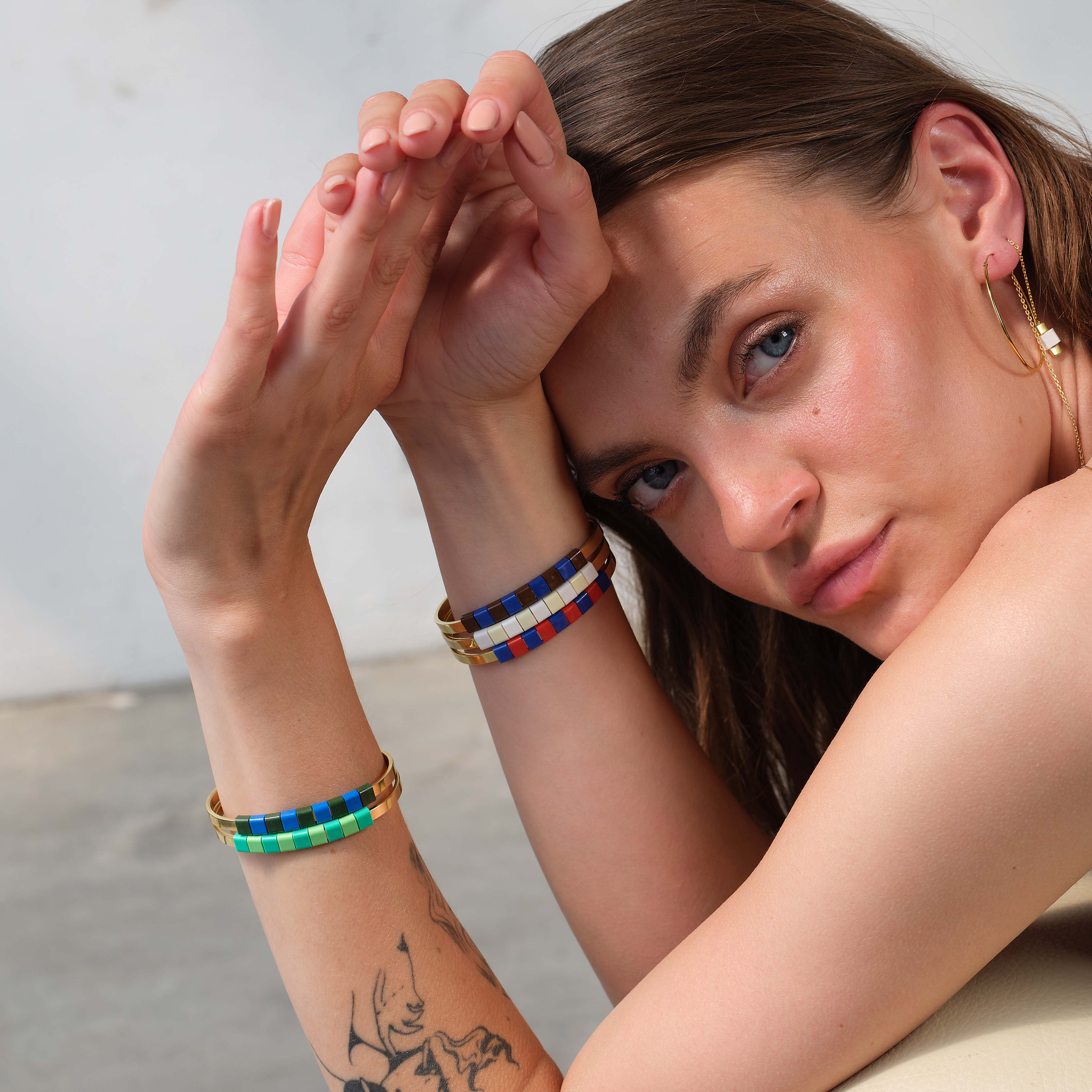 BAEKKE Brass Bracelet - DARK FOREST