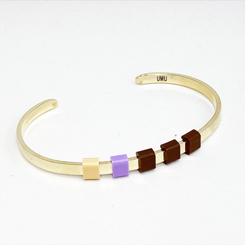 BAEKKE Brass Bracelet - CHOCOLATE DREAM