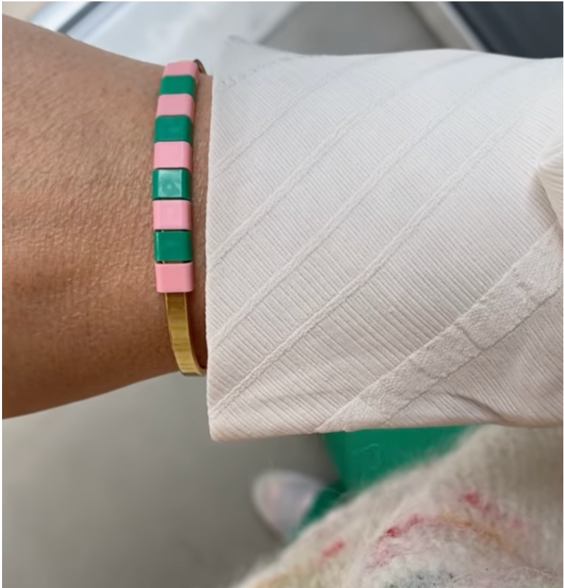 BAEKKE Brass Bracelet - CHERRY BLOSSOM