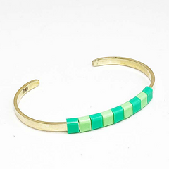 BAEKKE Brass Bracelet - CLEAR WATER